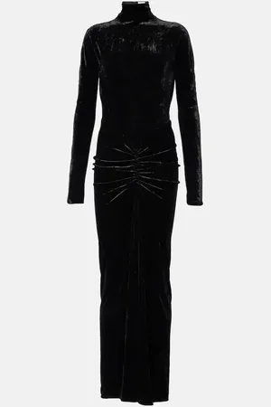 Alaïa Alaïa Robe midi en velours