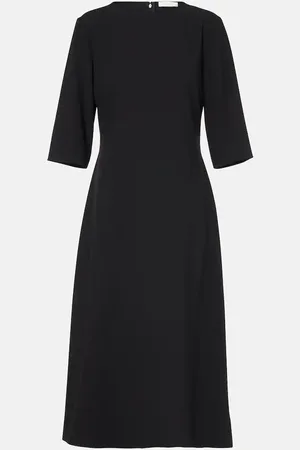 The Row Robe midi Solene en laine mélange