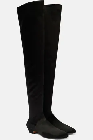The Row Bottes Awar en satin