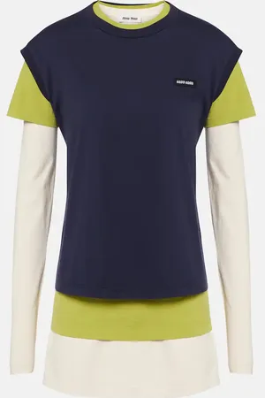 Miu Miu Set de 3 t-shirts en coton