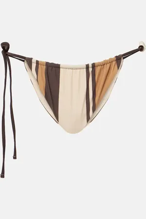 SIR Culotte de bikini Mahogany rayée