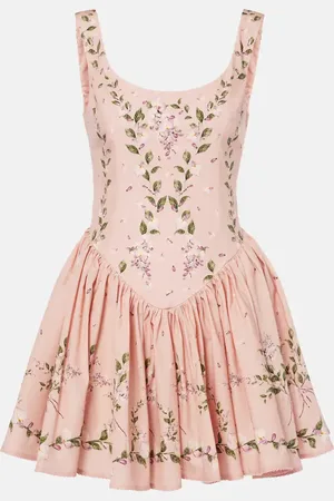 Agua by Agua Bendita Robe Pluma Wisteria en coton à fleurs