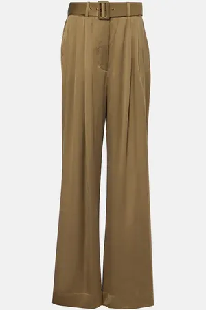 ZIMMERMANN Pantalon ample Tuck en soie
