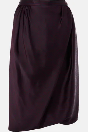 Vivienne Westwood Jupe midi Drunken rayée