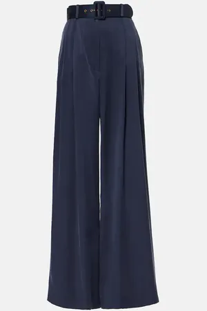 ZIMMERMANN Pantalon ample Tuck en soie