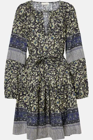 ULLA JOHNSON Robe Abri en coton à fleurs