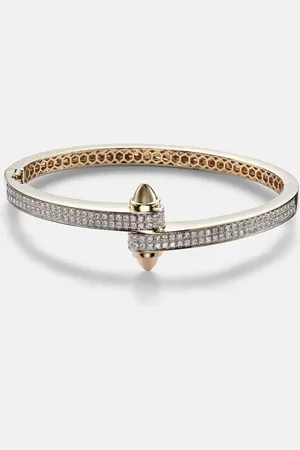 Rainbow K Bracelet Storm en or 14 ct et diamants