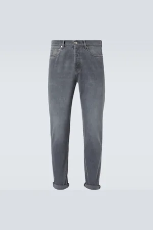 Brunello Cucinelli Jean slim Iconic Fit à taille mi-haute