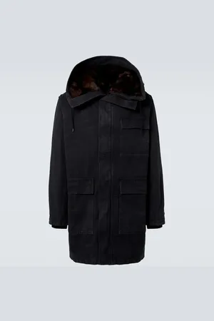 Prada Parka en coton et shearling
