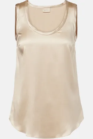 Brunello Cucinelli Blouse en soie mélangée