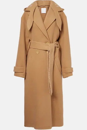 Givenchy Manteau en laine et soie