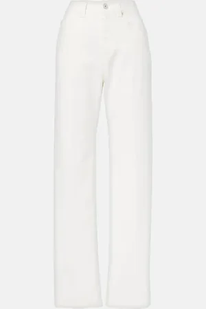 Brunello Cucinelli Jean ample à taille mi-haute