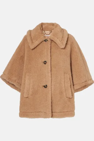 Max Mara Cape Tenebre en alpaga, cachemire et soie