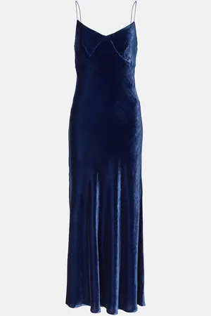 ASCENO Robe longue Alberta en velours