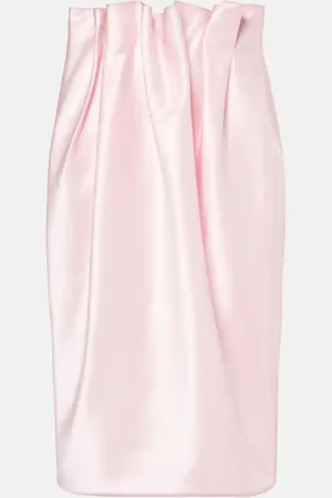 Simone Rocha Jupe midi en satin