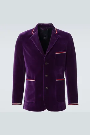 BODE Veste de costume Showcase en velours de coton