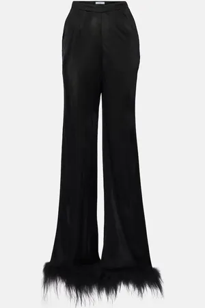 Prada Pantalon ample à plumes