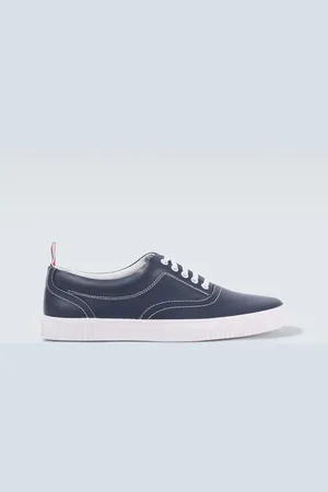 Thom Browne Baskets Heritage en cuir