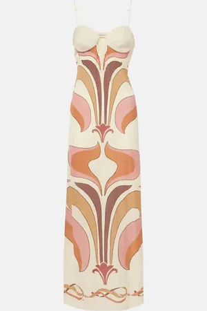 Adriana Degreas Robe bustier imprimée