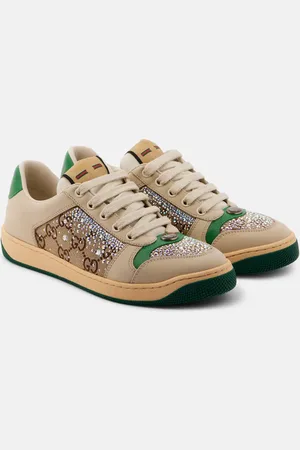 Gucci Baskets Screener en cuir à ornements