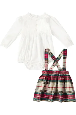 Ralph Lauren Bébé – Set blouse et jupe en coton