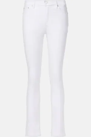 AG Jeans Jean flare raccourci Mari à taille haute