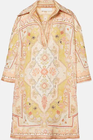 ZIMMERMANN Tunique Wylie imprimée en lin