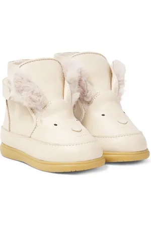 Donsje Bébé - Bottines Dubu en cuir et shearling