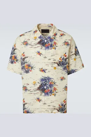 Prada Chemise en coton à fleurs