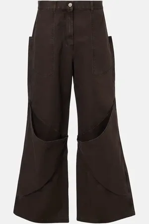 The Attico Jean ample à taille haute
