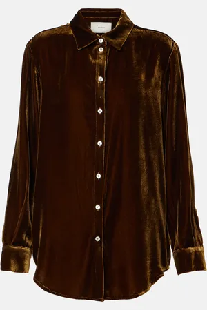 ASCENO Chemise London en velours