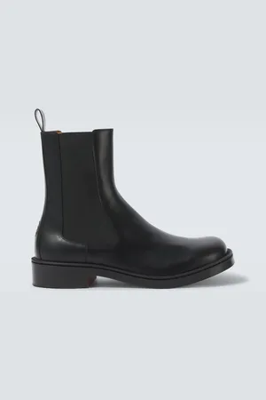 Alexander McQueen Bottines Chelsea Trunk en cuir