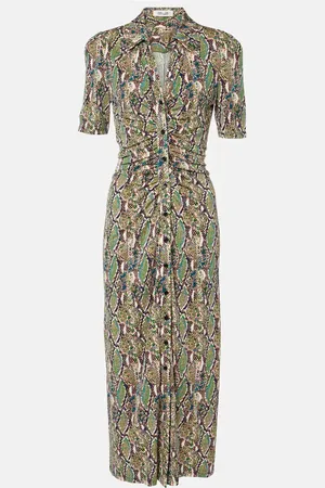 Diane von Furstenberg Robe midi Zoey imprimée