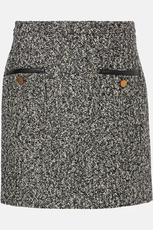 Max Mara Mini-jupe Cosa en laine mélangée