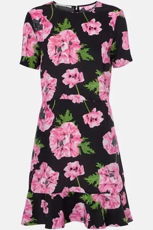 Stella McCartney Robe Iconic en soie à fleurs