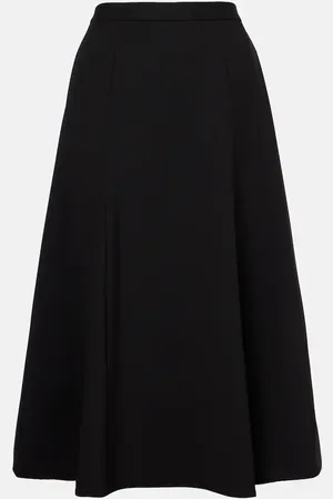 Carolina Herrera Jupe midi en laine mélangée