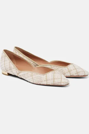 Aquazzura Ballerines Maia en tweed