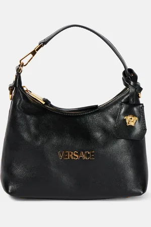 VERSACE Sac Tag Small en cuir