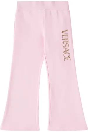 VERSACE Pantalon de survêtement en coton à logo
