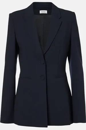 Fforme Blazer Bennet en crêpe de laine mélangée