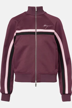 Salvatore Ferragamo Veste de survêtement rayée à logo