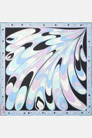 Puccini Foulard imprimé en soie