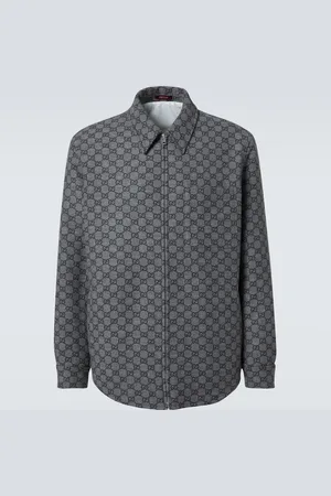 Gucci Surchemise GG en flanelle