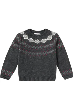 BONPOINT Pull Grimaldi en jacquard de laine