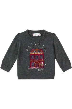 BONPOINT Bébé – Pull Almire brodé en laine