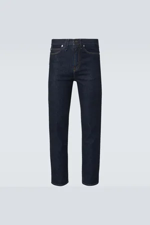 BRIONI Jean droit à taille mi-haute