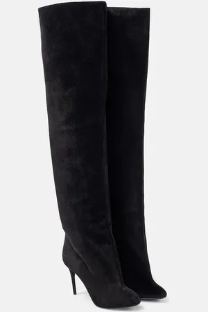 Alaïa Alaïa Bottes Decollete Cuissardes en daim