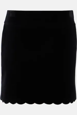 Chloé Chloé Mini-jupe en velours de coton