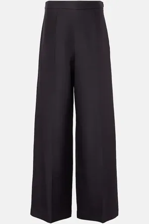 Joseph Pantalon ample Alana en laine et soie