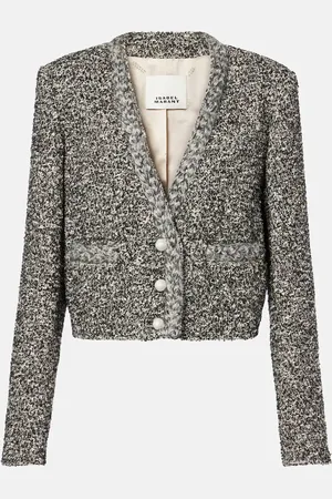 Isabel Marant Blazer raccourci Gwendoline en tweed